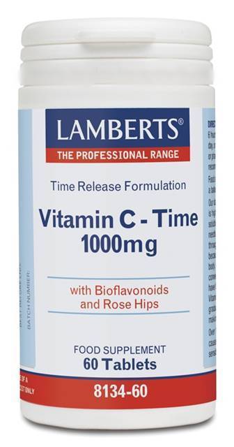 vitamina c time 1000 mg 60 compridos lamberts