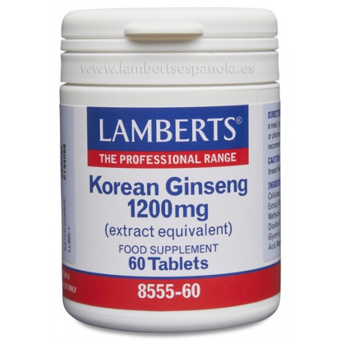 LAMBERTS KOREAN GINSENG 1200 MG 60...