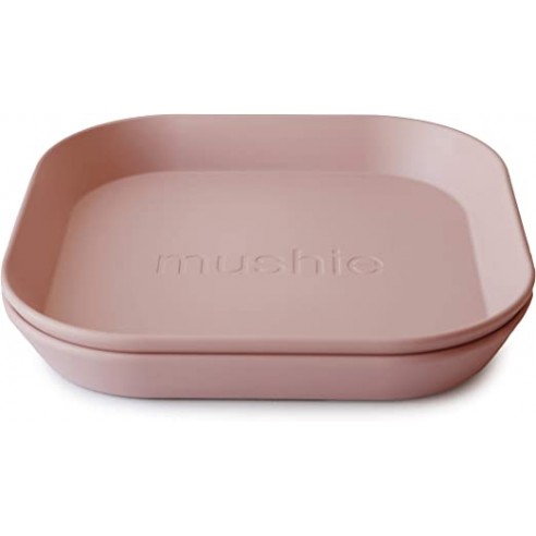 MUSHIE PACK 2 PLATOS CUADRADOS