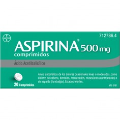 ASPIRINA 500 MG. 20...