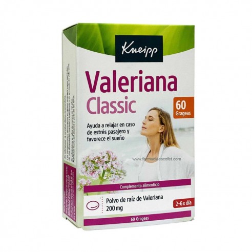 VALERIANA CLASSIC 200 mg. 60 GRAGEAS...