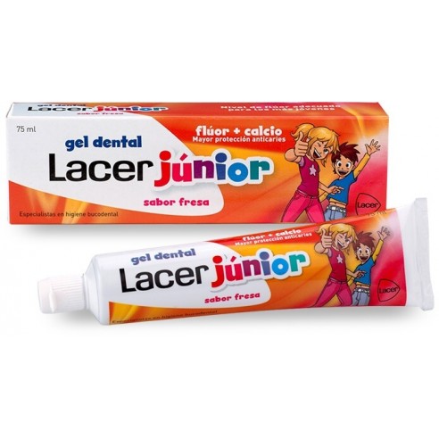 LACER JUNIOR GEL DENTAL 75 ML FRESA...