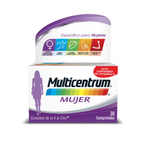 MULTICENTRUM MUJER 30 COMPRIMIDOS