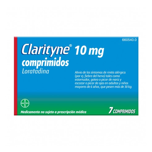 CLARITYNE 10 mg 7 COMPRIMIDOS