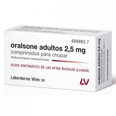 ORALSONE ADULTOS 2,5 mg COMPRIMIDOS...