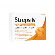 STREPSILS CON VITAMINA C 24...
