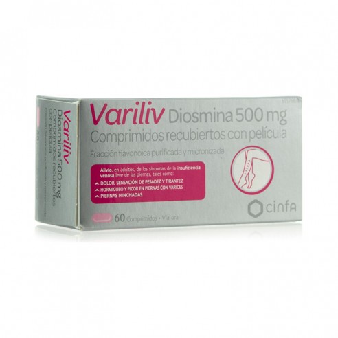 VARILIV (DIOSMINA CINFAMED) 500 MG 60...