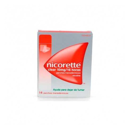 NICORETTE CLEAR 10 MG/16 HORAS 14...