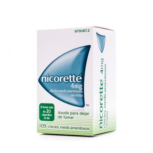 NICORETTE 4 mg 105 CHICLES...