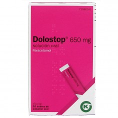 DOLOSTOP 650 mg 10 SOBRES...