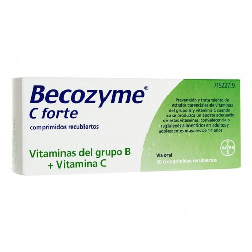 BECOZYME C FORTE 30 COMPRIMIDOS...